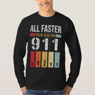 T-shirt 22 380 9mm 40 45 Tous Plus Rapides Que De Composer