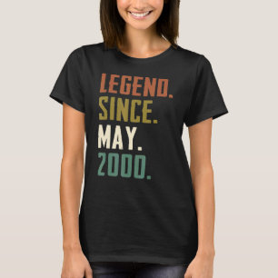 T-shirt 22 ans de légende depuis mai 2000 22e anniversaire