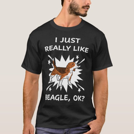 T-shirt 231 J'Aime Vraiment Beagle (Devant)