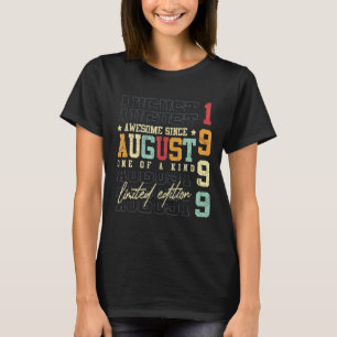 T-shirt 23 Ans 23e Anniversaire Awesome Depuis le 1er août