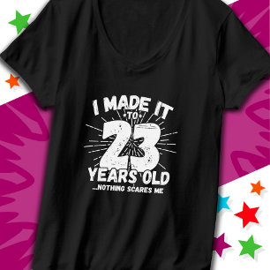 T-shirt 23 Ans Mème sarcastique vieux drôle 23ème annivers