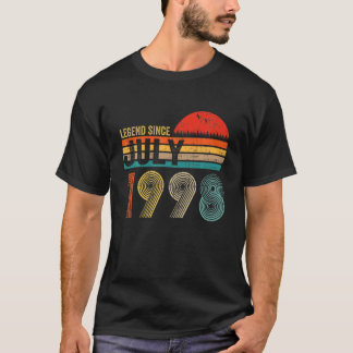 T-shirt 23 Ans Rétro Anniversaire Légende Cadeau Depuis Ju