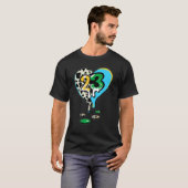 T-shirt 23 Drip Heart Chunky Dunky (Devant entier)