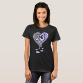 T-shirt 23 Drip Heart Zen Master 4s Matching (Devant entier)