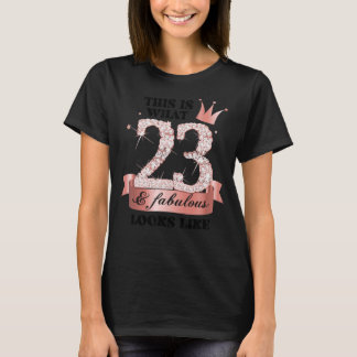 T-shirt 23 & Fabulous I Rose Et White Party Group Candid