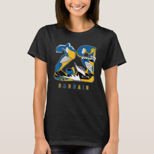 T-shirt 23 Rare Air Dunk Low Bleu Jaune Correspondant