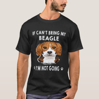 T-shirt 23 Si je ne peux pas amener mon Beagle je ne vais