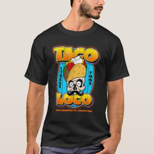 T-shirt 23 TACO LOCO TS FRONT 082823 T Chemise (Devant)