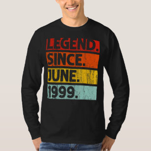 T-shirt 23e anniversaire Légende depuis juin 1999 23 ans