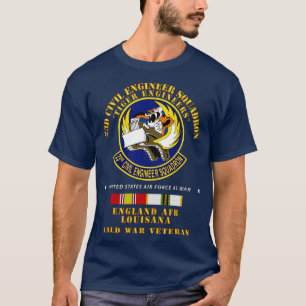 T-shirt 23e Escadron de génie civil Ingénieurs de tigre En