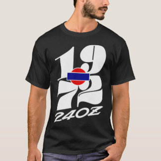 T-shirt 240Z 1972 pour Datsuns vintage JDM racer 2 côté pa