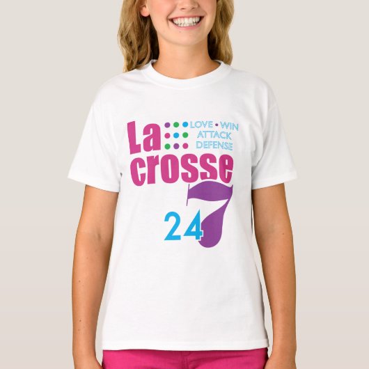 T-shirt 24/7 Lacrosse (Devant)