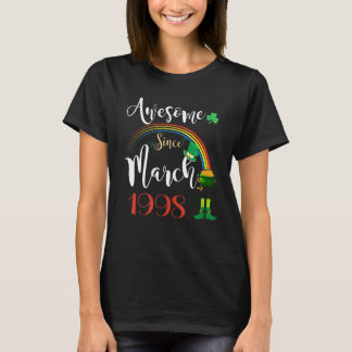 T-shirt 24 Ans Awesome Depuis Mars 1998 24 Ans