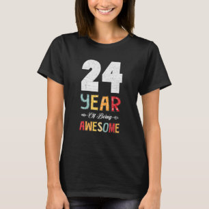 T-shirt 24 Ans D'Être Un Grand Coeur Flore Arrow 24e