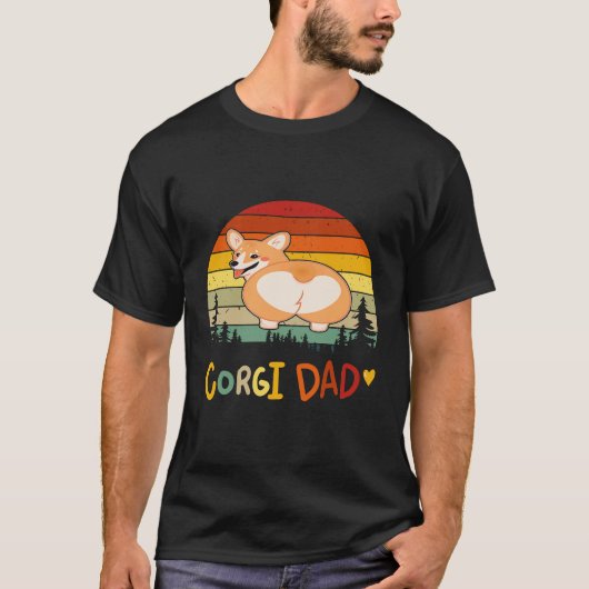T-shirt 24 Corgi Papa Corgi (Devant)