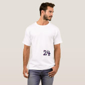 T-shirt 24 Hard Lines Minimal Tee – Symbol of Discipline  (Devant entier)