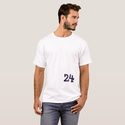 T-shirt 24 Hard Lines Minimal Tee – Symbol of Discipline  (Devant entier)