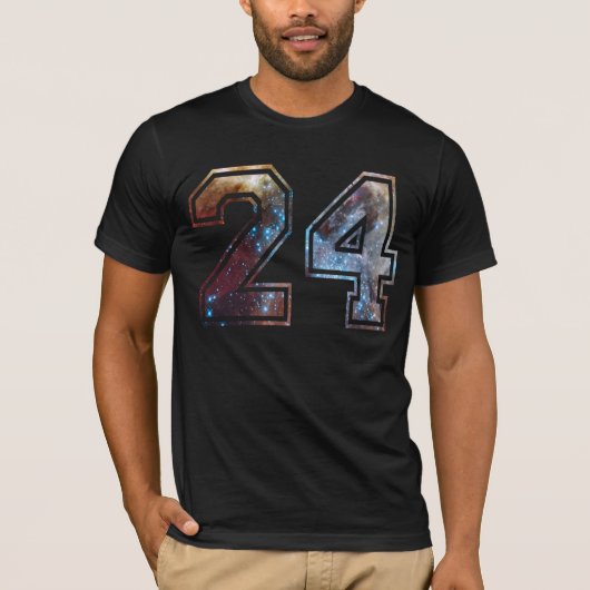 T-shirt 24 heures dans l'espace (Devant)