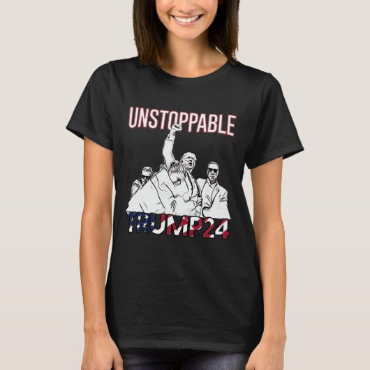 T-shirt 24 Instoppable (édition de tentatives de miction) (Devant)