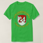 T-shirt 24e Construction du groupe d'ingénieurs 1954 1972  (Design devant)