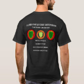 T-shirt 24ème Pièce en t de Division d'infanterie (Dos)