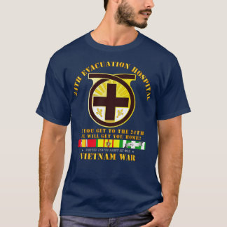 T-shirt 24th Evacuation Hospital Obtenez à 24th w Vietnam 