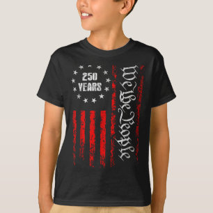 T-shirt 250 Ans 1776-2026 250e Anniversaire Usa Patriotiqu