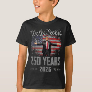 T-shirt 250 Ans 1776-2026 250e Vintage Trump Américain 4