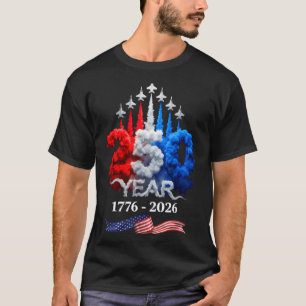T-shirt 250 Ans Américain 1776 2026 250e Anniversaire 4