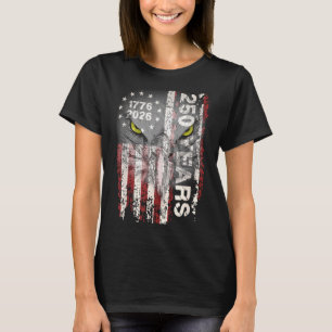 T-shirt 250 Ans Américain 1776 2026 250e USA Patriotique