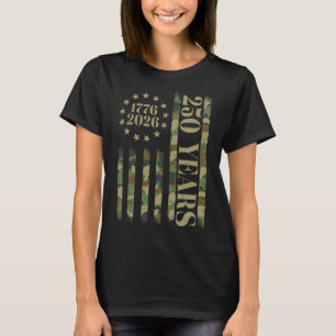 T-shirt 250 Ans Anniversaire 250e Fête de l'Indépendance C
