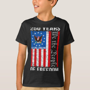 T-shirt 250 ans anniversaire américain 250e drapeau améric