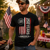 T-shirt 250 ans commémoration de l'indépendance de l'Améri