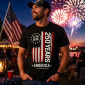 T-shirt 250 ans commémoration de l'indépendance de l'Améri