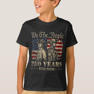 T-shirt 250 Ans d'Amérique 1776 2026 250e 4 juillet