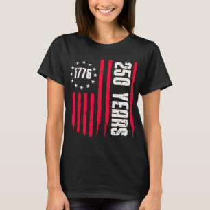 T-shirt 250 Ans d'Amérique Anniversaire 250e Indépendance