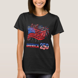 T-shirt 250 Ans d'Amérique Anniversaire 250e Indépendance