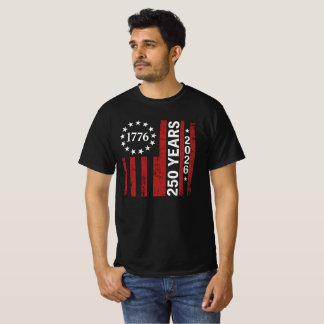T-shirt 250 Ans d'Amérique Anniversaire 250e Indépendance