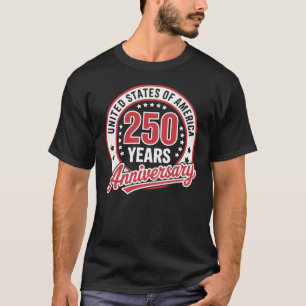 T-shirt 250 Ans d'Anniversaire des États-Unis