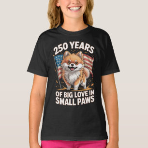 T-shirt 250 Ans de Grand Amour dans les Petites Pattes Pom