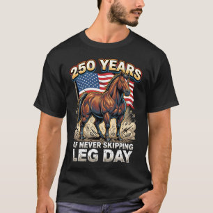 T-shirt 250 Ans de Jamais Sauter la Jambe Patriotique Chev