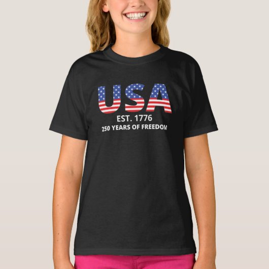 T-shirt 250 Ans De Liberté (Devant)