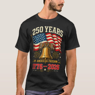 T-shirt 250 ans de liberté américaine patriotique rétro us