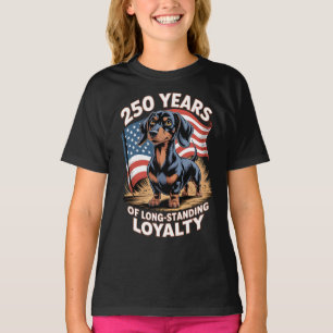 T-shirt 250 Ans de Loyauté de Longue Date Dachshund