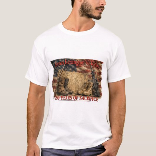 T-SHIRT 250 ANS DE SACRIFICE (Devant)