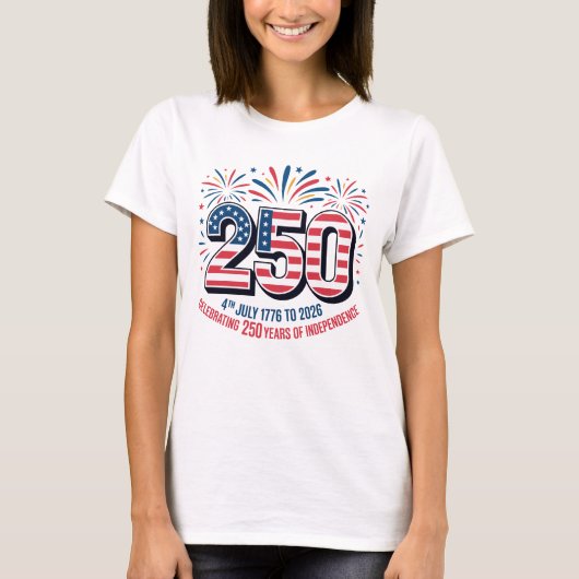T-shirt 250 Ans d'Indépendance (Devant)