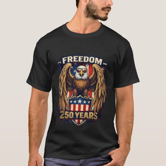T-Shirt 250 ans d'indépendance des États-Unis, Tee (Devant)