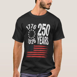 T-shirt 250 Ans USA 1776-2026 250e Anniversaire Amérique 4