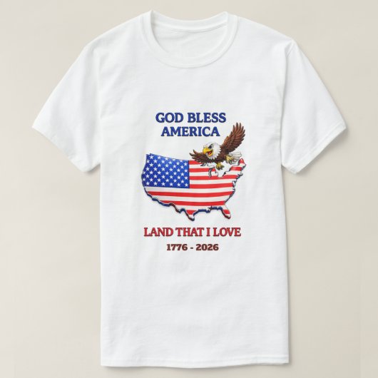 T-Shirt 250 Ans USA -24 (Design devant)