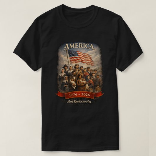 T-Shirt 250 Ans USA -27 (Design devant)